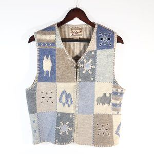 Vintage Woolrich Winter Zip-Up Vest